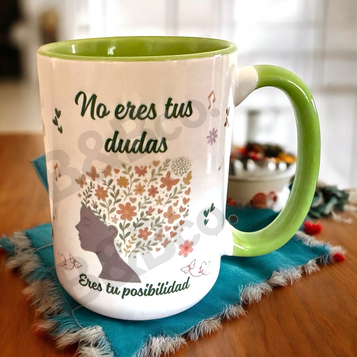 “No eres tus dudas, eres tu posibilidad” 15oz mug