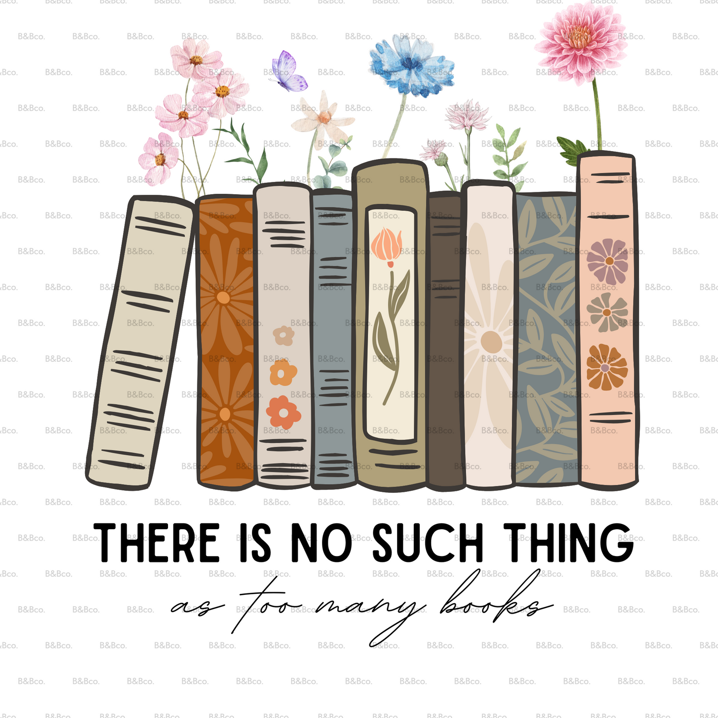 "There's no such thing as too many books"